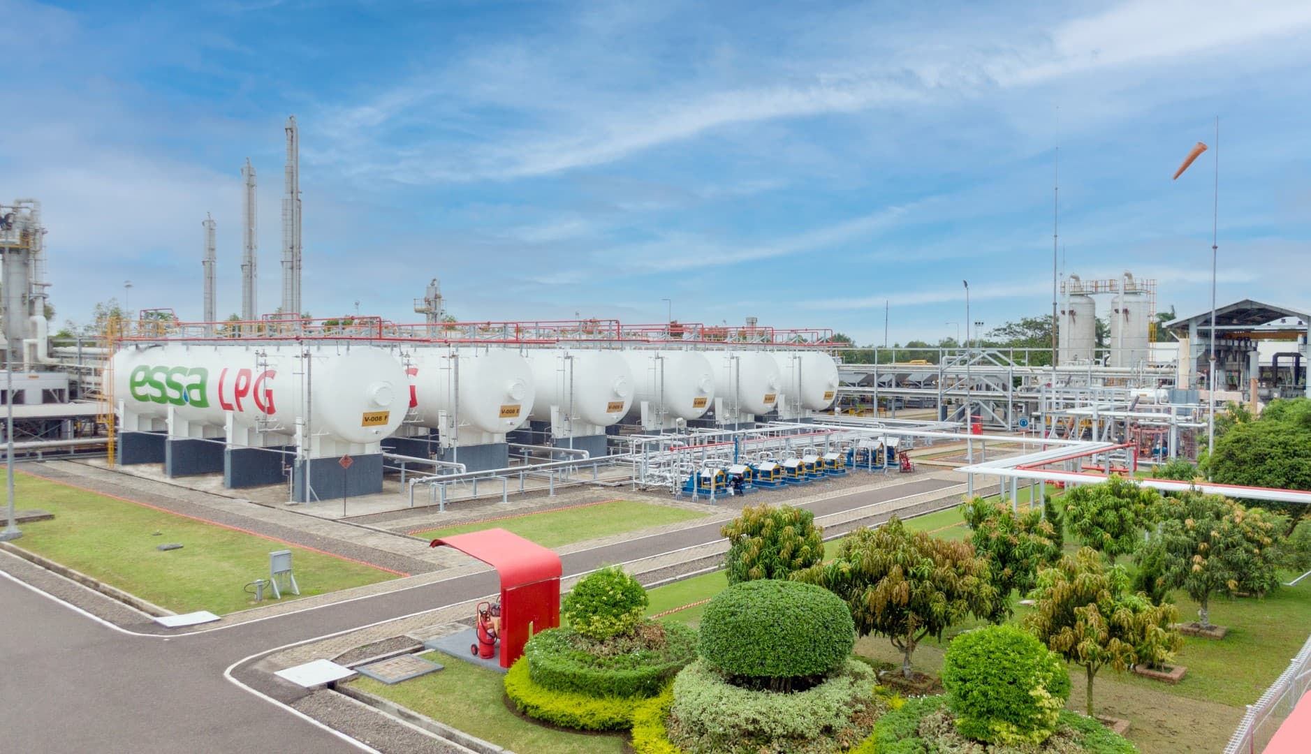 Area operasional Palembang LPG Plant